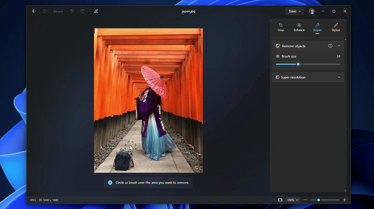 Remove objects in Editor GIF